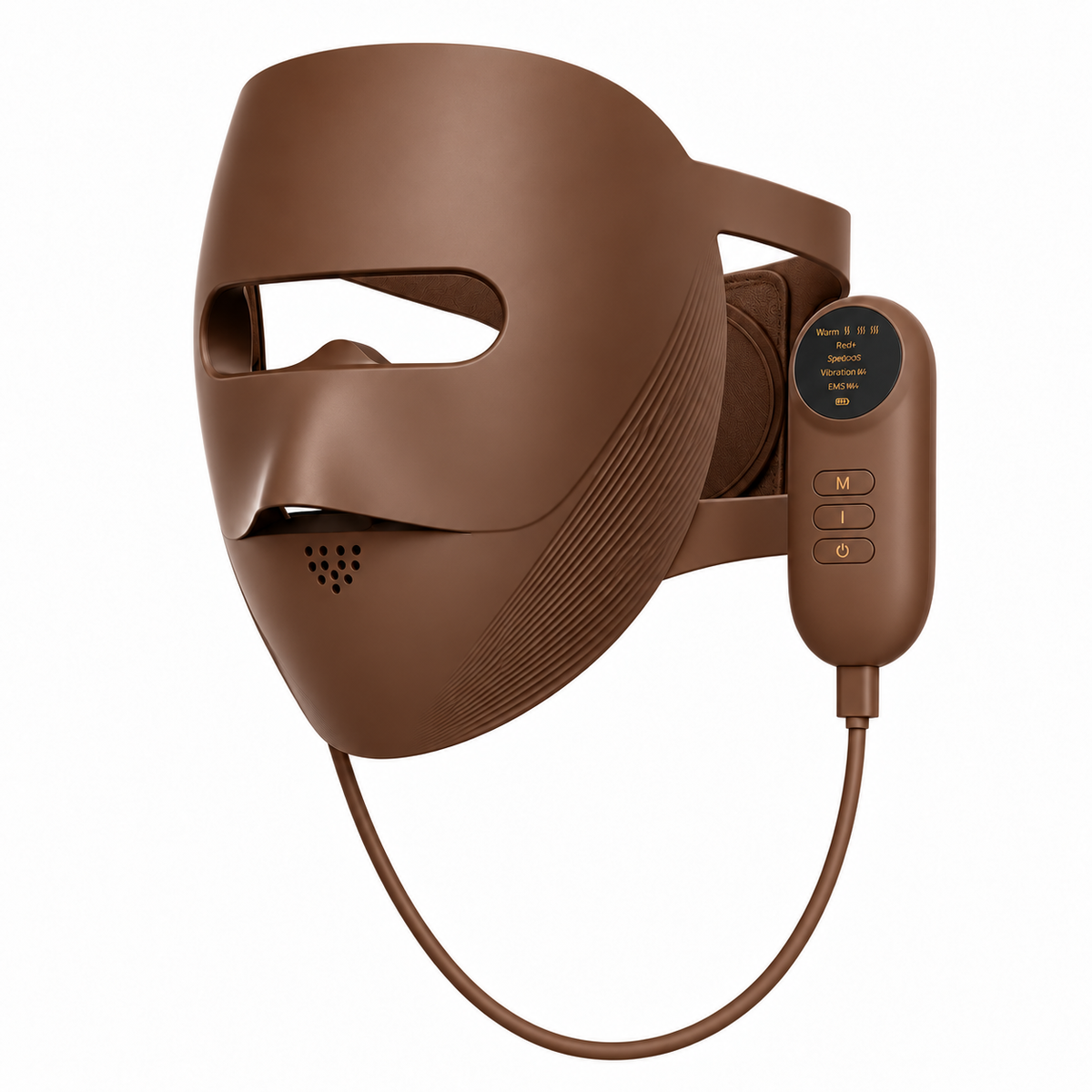 Nelvaria 4-Mode LED Light Therapy Mask in Brown